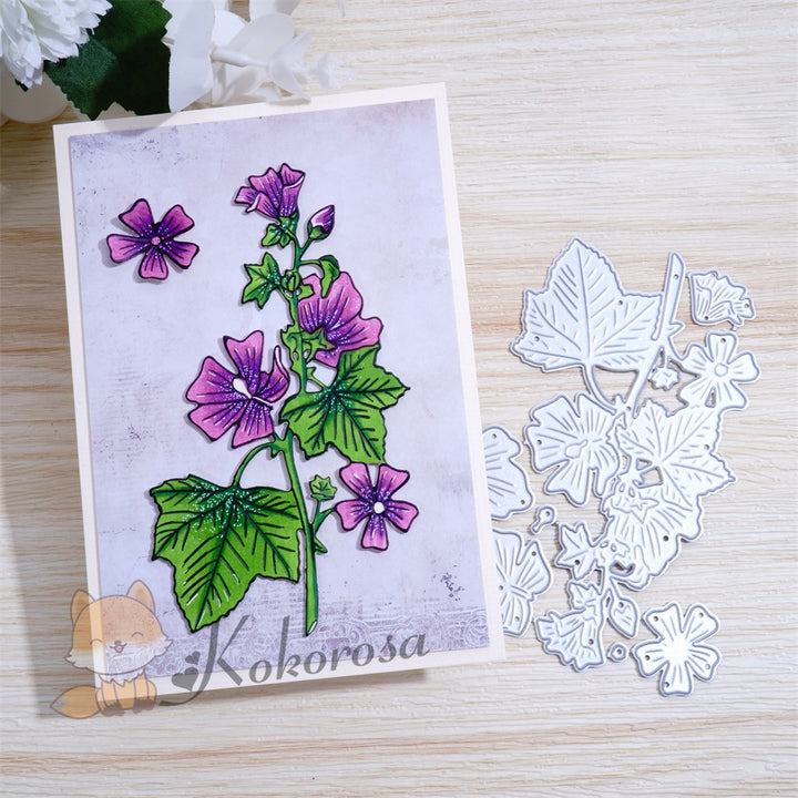 Kokorosa Metal Cutting Dies with Malva Sylvestris