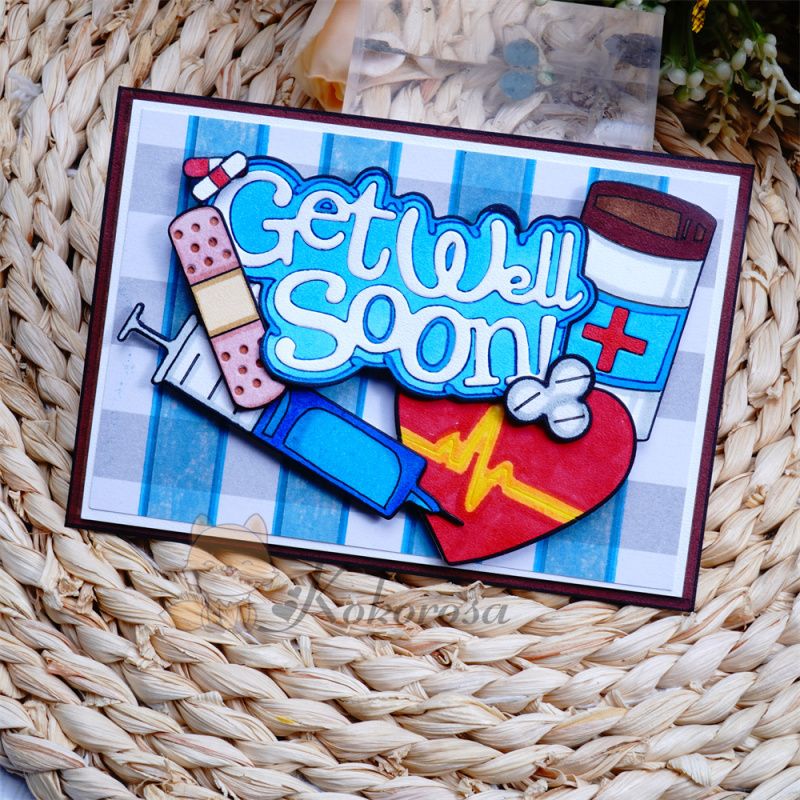 Die Cuts for Card Making with Medical Gears Cutting Dies ...