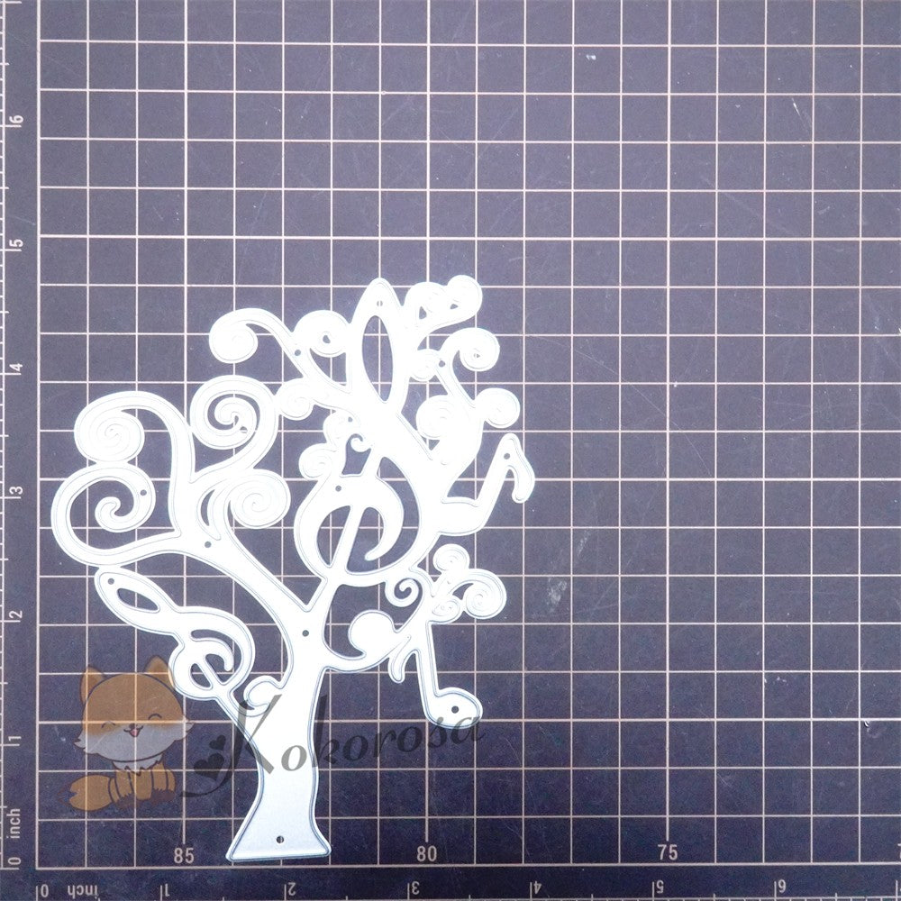 Kokorosa Metal Cutting Dies with Music Notes Tree