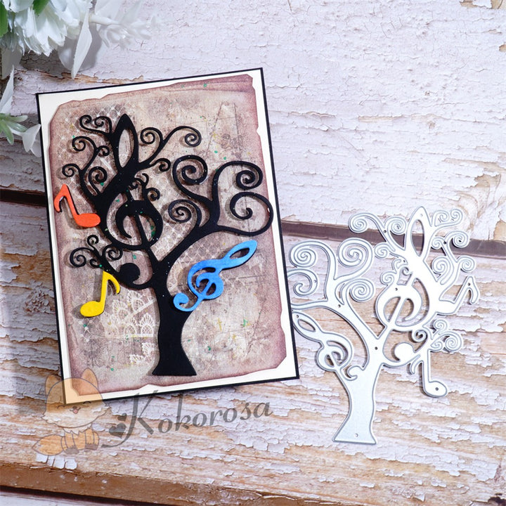 Kokorosa Metal Cutting Dies with Music Notes Tree