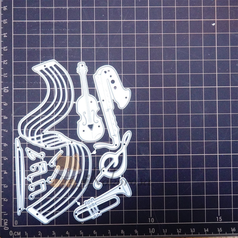 Kokorosa Metal Cutting Dies with Music Notes & Instruments