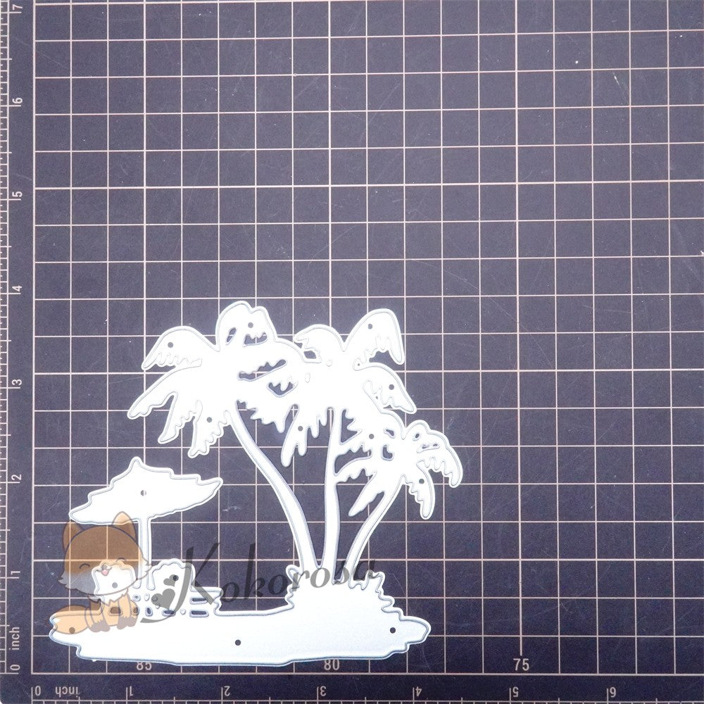 Kokorosa Metal Cutting Dies with Palm Tree