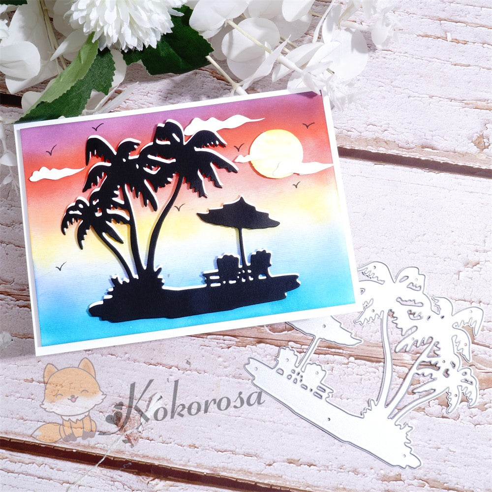 Kokorosa Metal Cutting Dies with Palm Tree