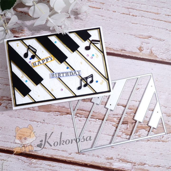 Kokorosa Metal Cutting Dies with Piano Background Board