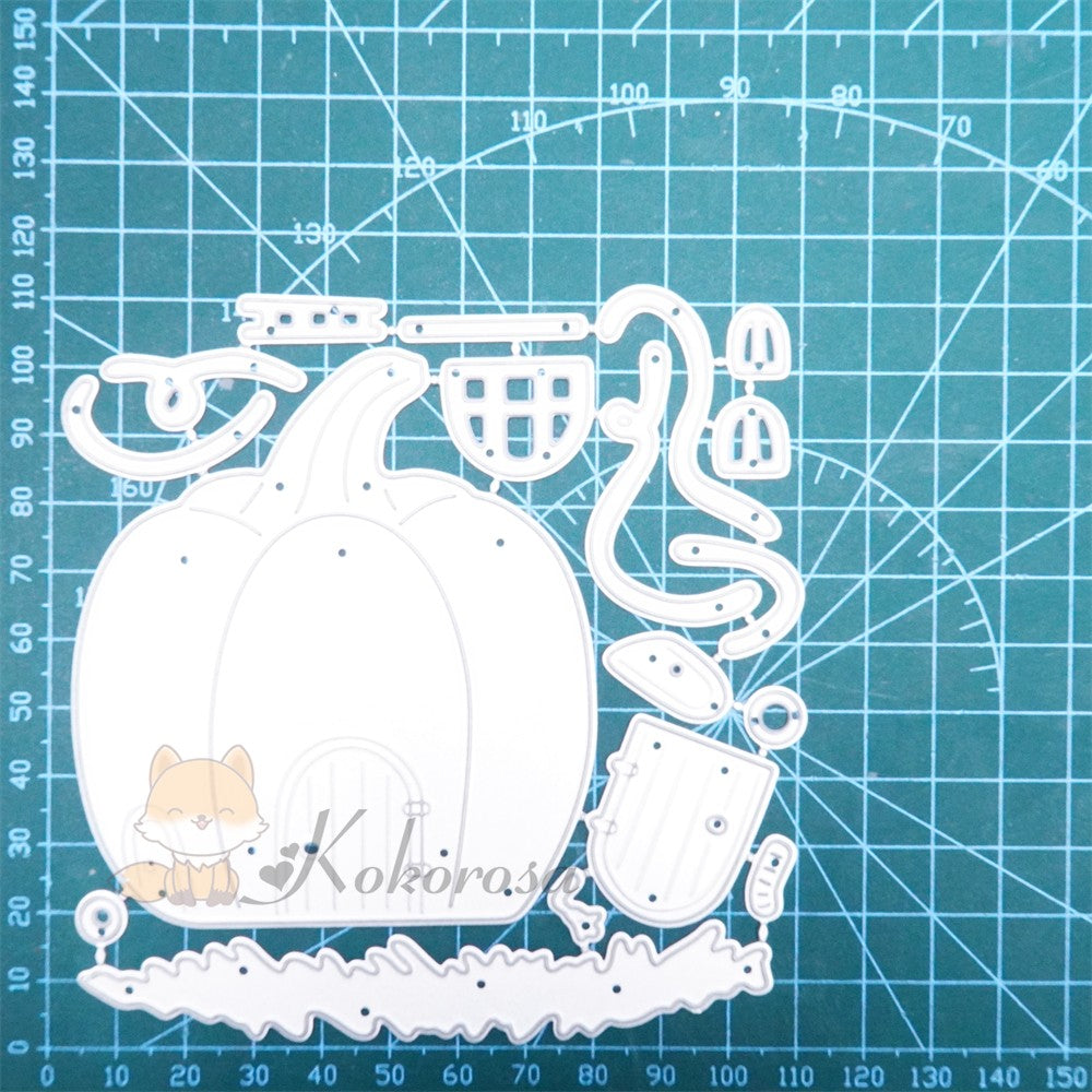 Kokorosa Metal Cutting Dies with Pumpkin House