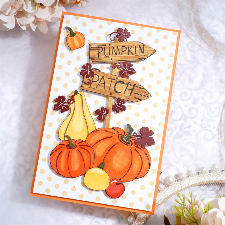 Kokorosa Metal Cutting Dies with Pumpkin & Signs