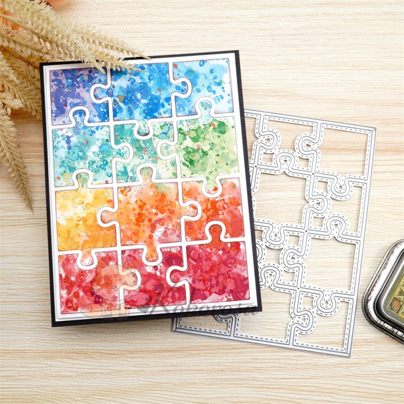 Kokorosa Metal Cutting Dies with Puzzle Background Board