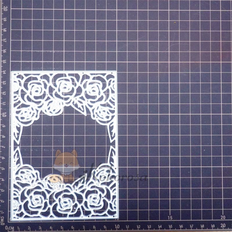 Kokorosa Metal Cutting Dies with Rose Frame Board