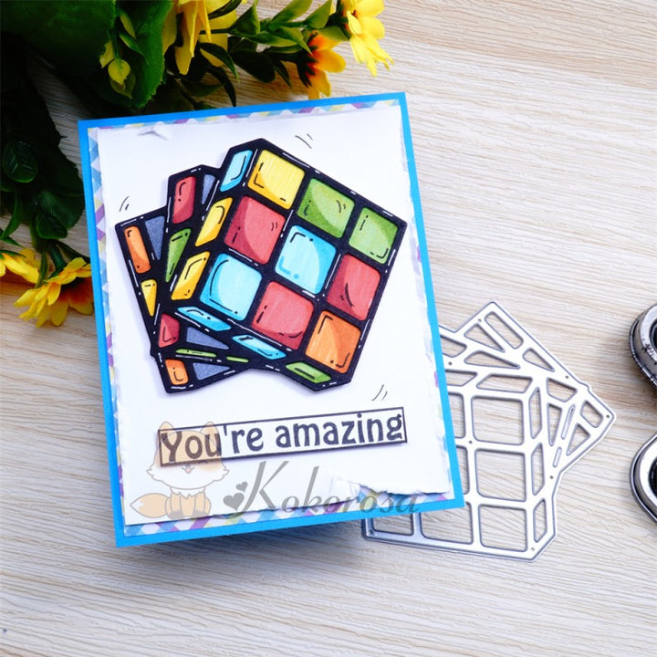 Kokorosa Metal Cutting Dies with Rubik's Cube