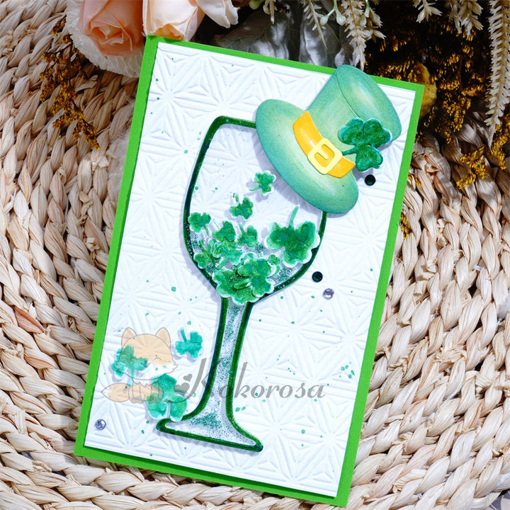 Kokorosa Metal Cutting Dies with Saint Patrick's Day Cup Hat