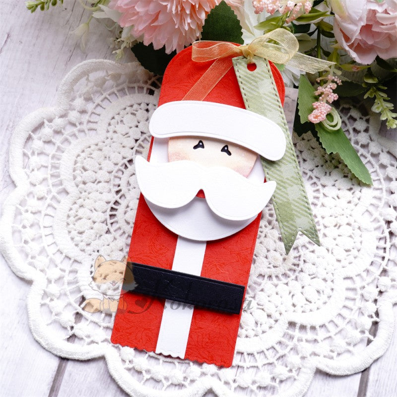 Kokorosa Metal Cutting Dies with Santa Claus Tag