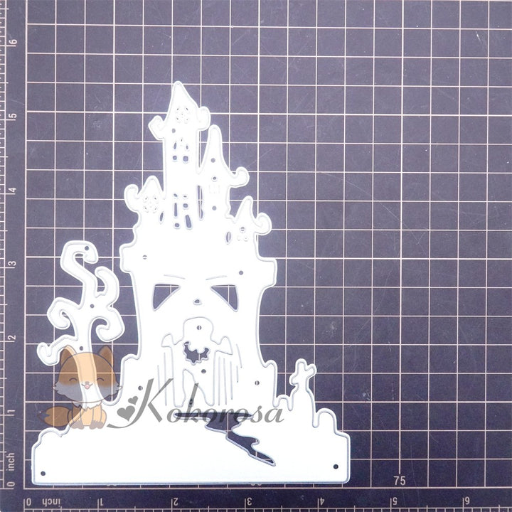 Kokorosa Metal Cutting Dies with Scary Castle