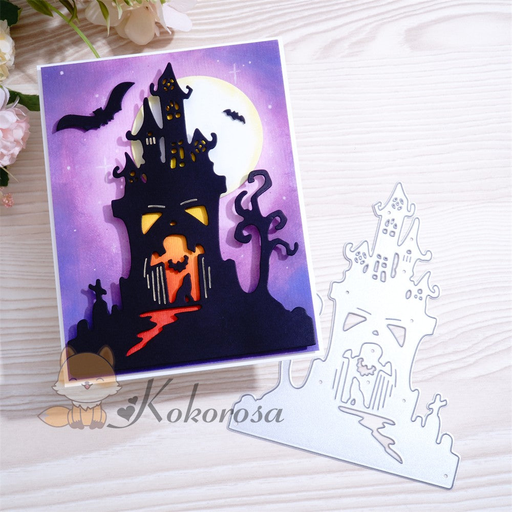 Kokorosa Metal Cutting Dies with Scary Castle