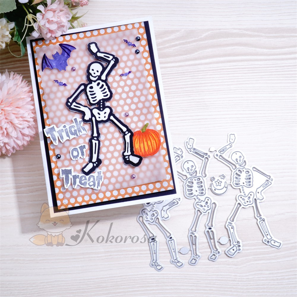 Kokorosa Metal Cutting Dies with Skeleton Dancing