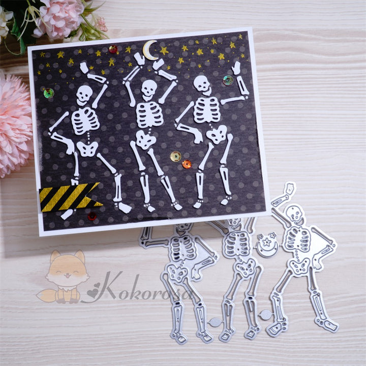 Kokorosa Metal Cutting Dies with Skeleton Dancing