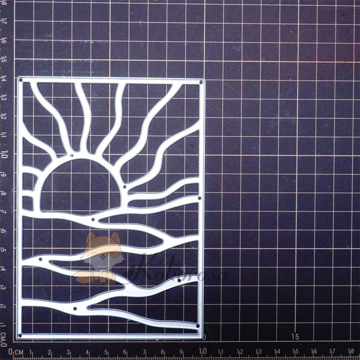 Kokorosa Metal Cutting Dies with Sun in Cloud Background Board