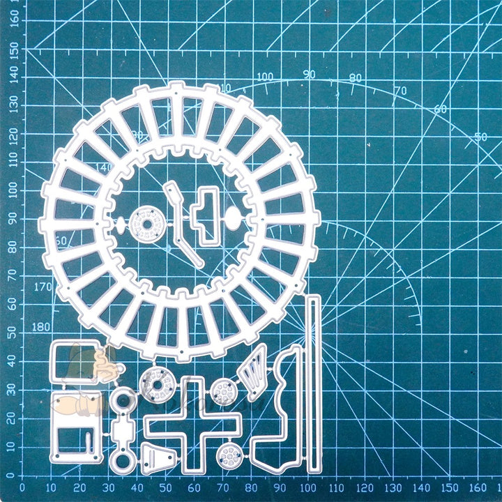 Kokorosa Metal Cutting Dies with Train on Rail