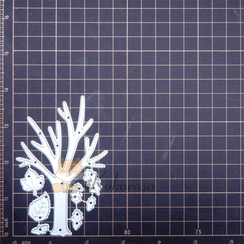 Kokorosa Metal Cutting Dies with Tree Full of Leaves