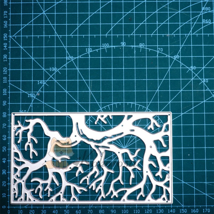 Kokorosa Metal Cutting Dies with Tree Root Background Board
