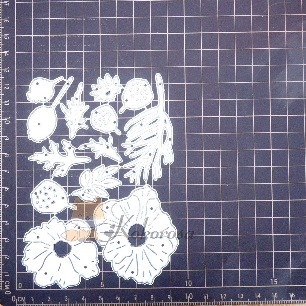 Kokorosa Metal Cutting Dies with Various Flowers & Leaves