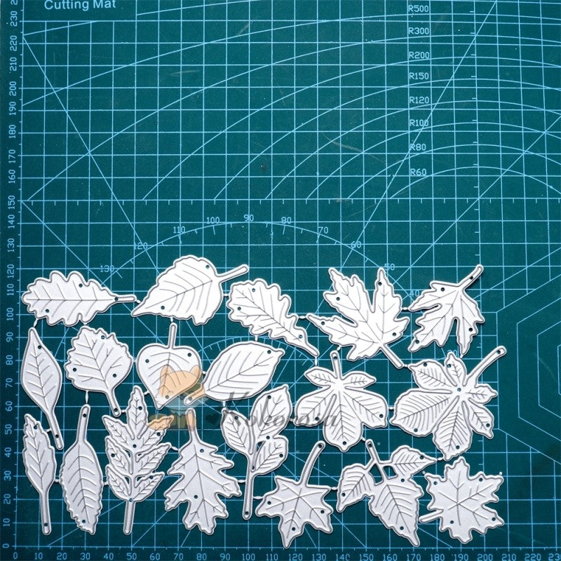 Kokorosa Metal Cutting Dies with Various Leaves Tags