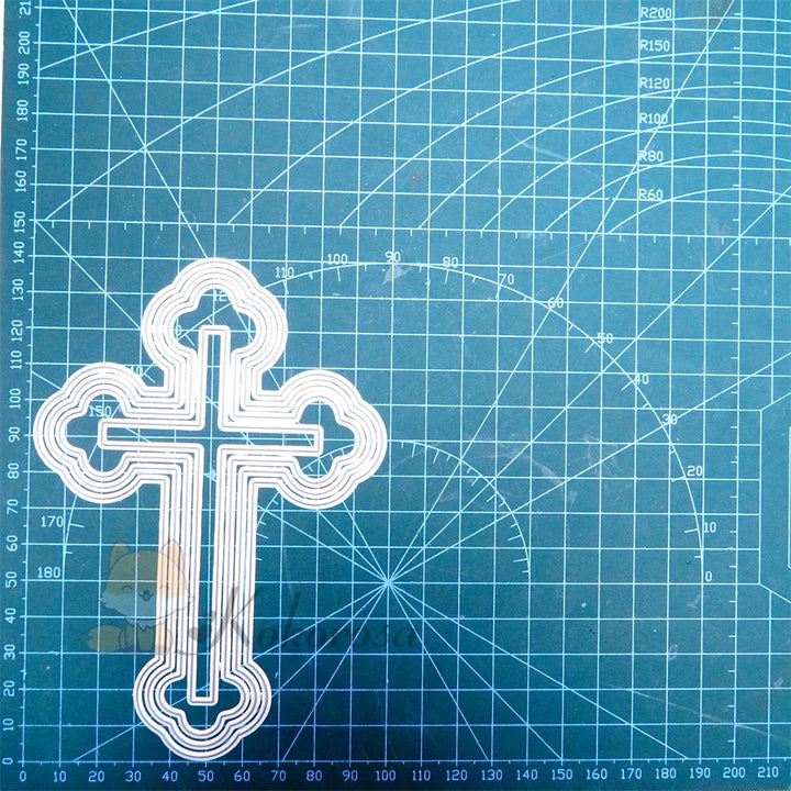 Kokorosa Metal Cutting Dies with Vintage Cross