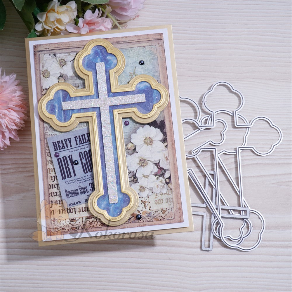 Kokorosa Metal Cutting Dies with Vintage Cross