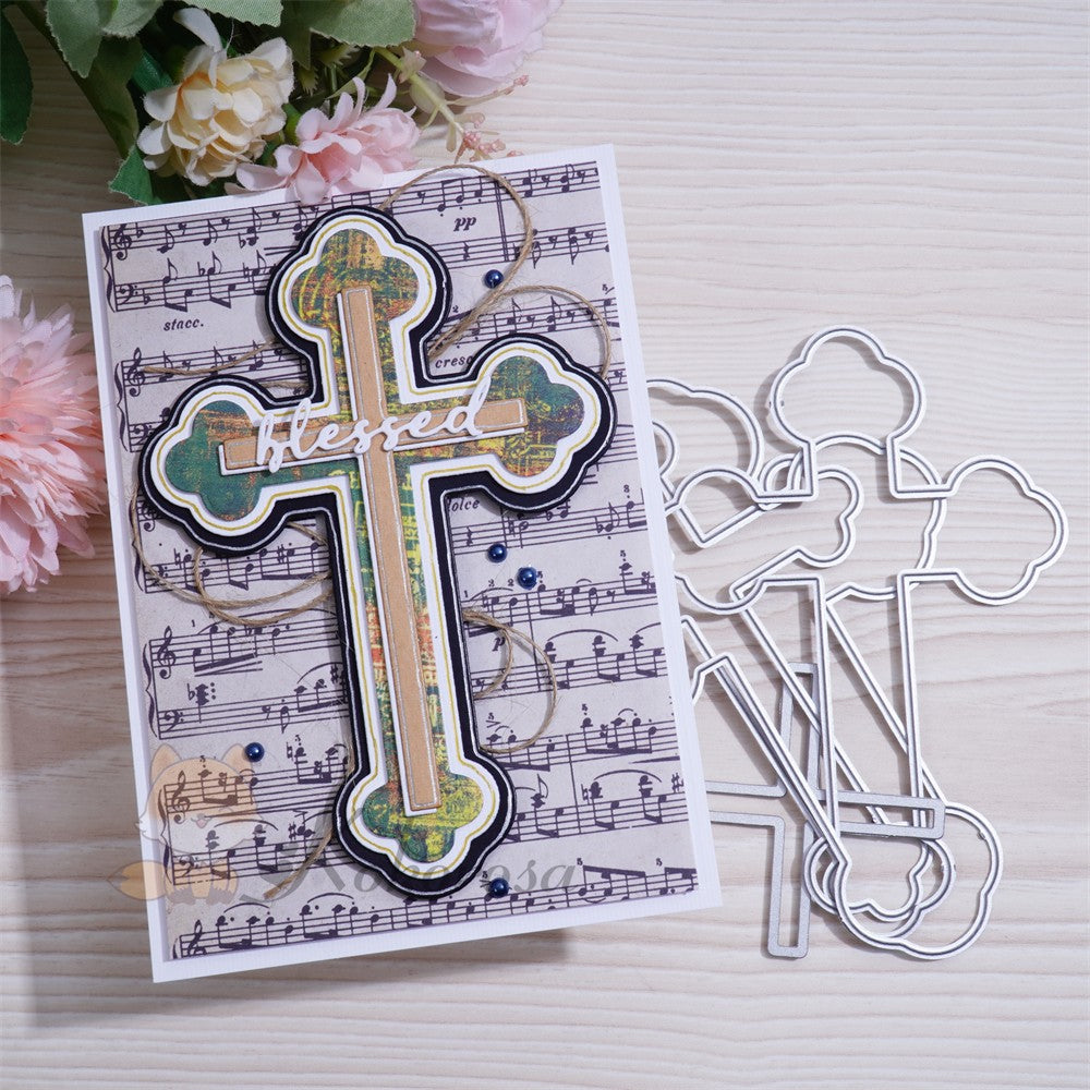 Kokorosa Metal Cutting Dies with Vintage Cross