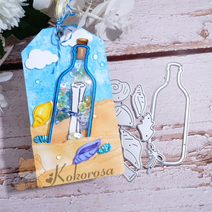 Kokorosa Metal Cutting Dies with Wishing Bottle