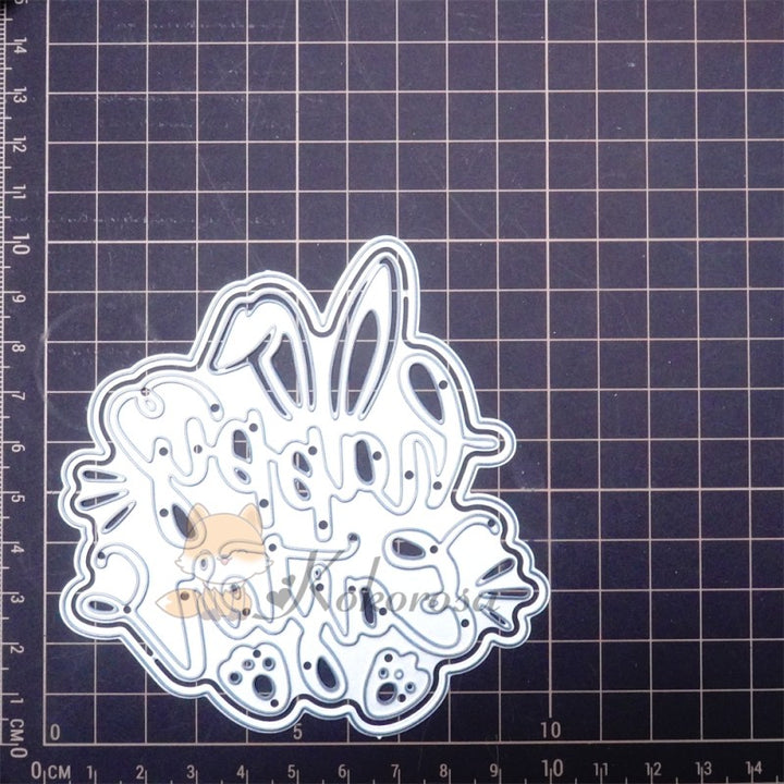 Kokorosa Metal Cutting Dies with "happy Easter" Word