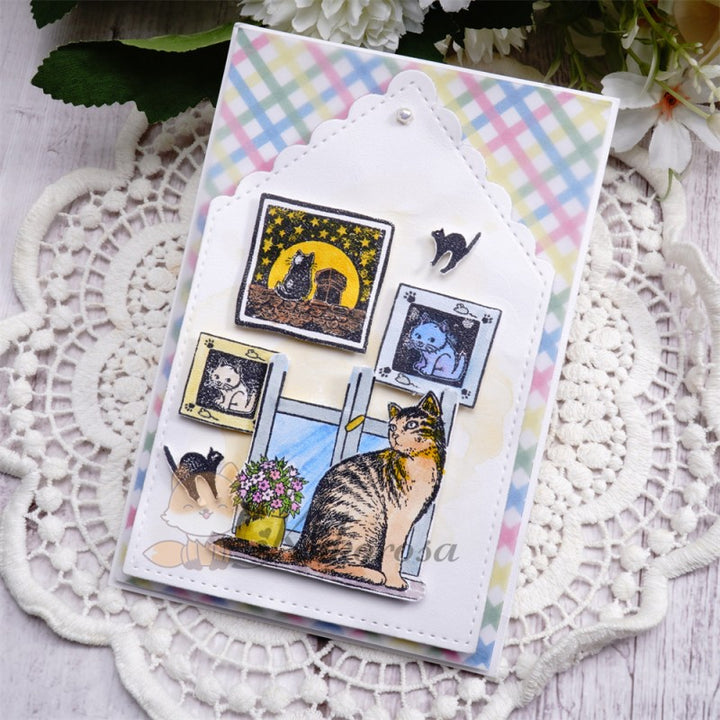 Kokorosa Various Kittens Clear Stamps