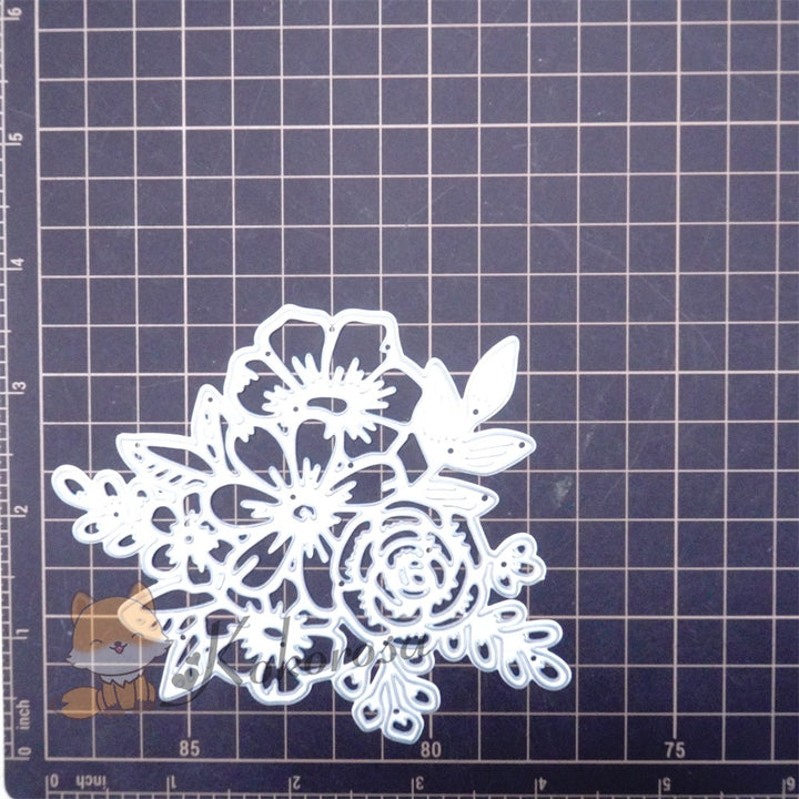 Kokorosa Metal Cutting Dies with A Cluster of Flowers