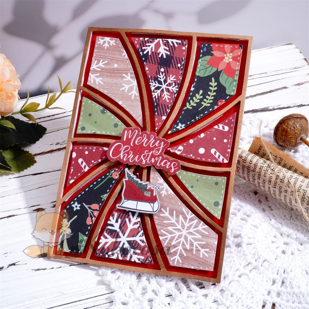 Kokorosa Metal Cutting Dies with Rotating Border Background Board