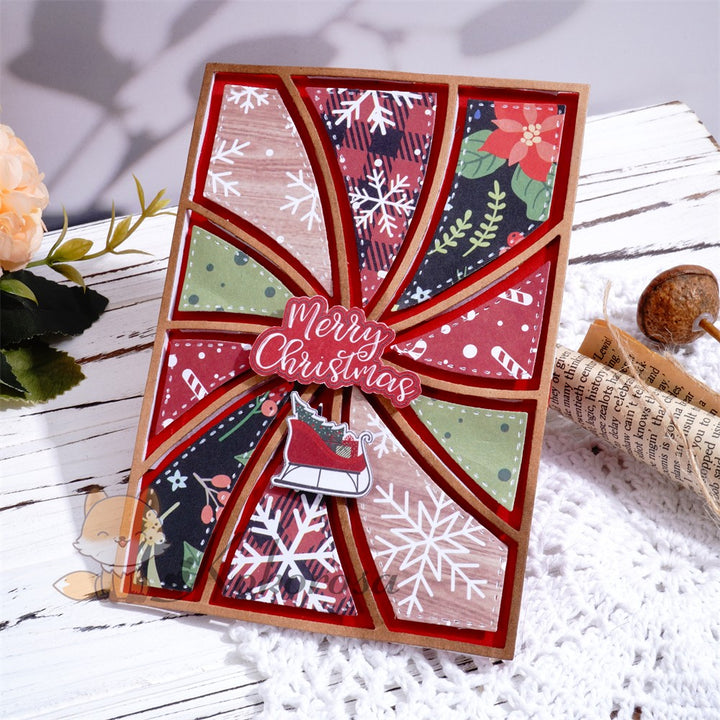 Kokorosa Metal Cutting Dies with Rotating Border Background Board