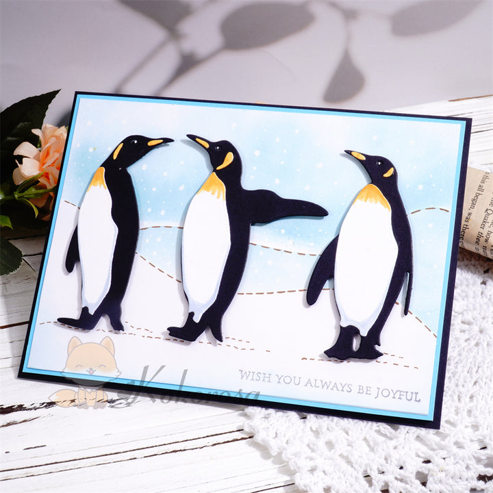 Kokorosa Metal Cutting Dies with 3 Penguins