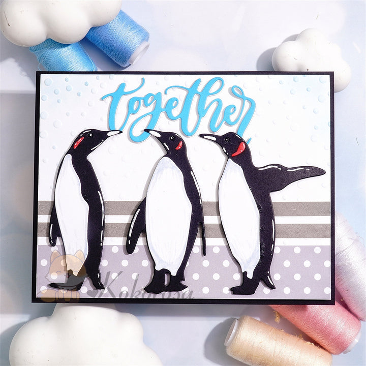 Kokorosa Metal Cutting Dies with 3 Penguins