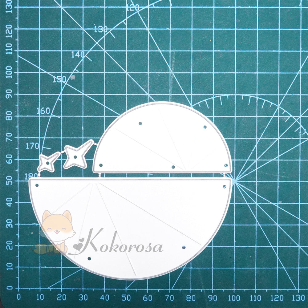 Kokorosa Metal Cutting Dies with Sectors Become Christmas Tree