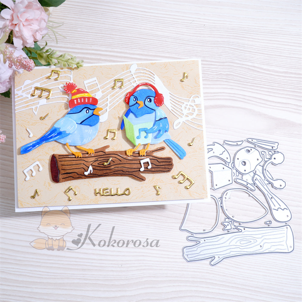 Kokorosa Metal Cutting Dies with Singing Birds