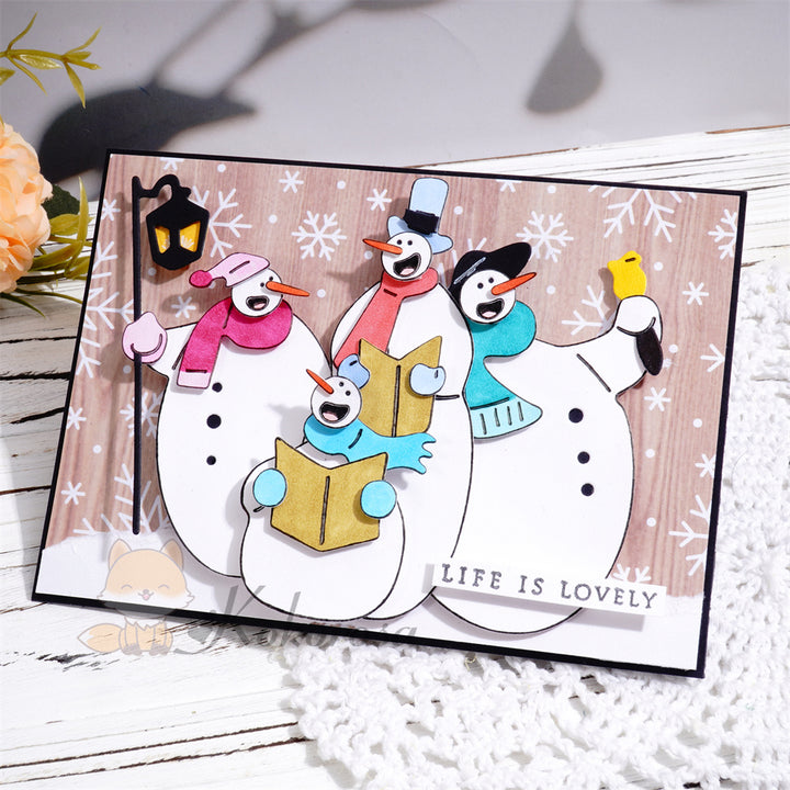 Kokorosa Metal Cutting Dies with Singing Snowman