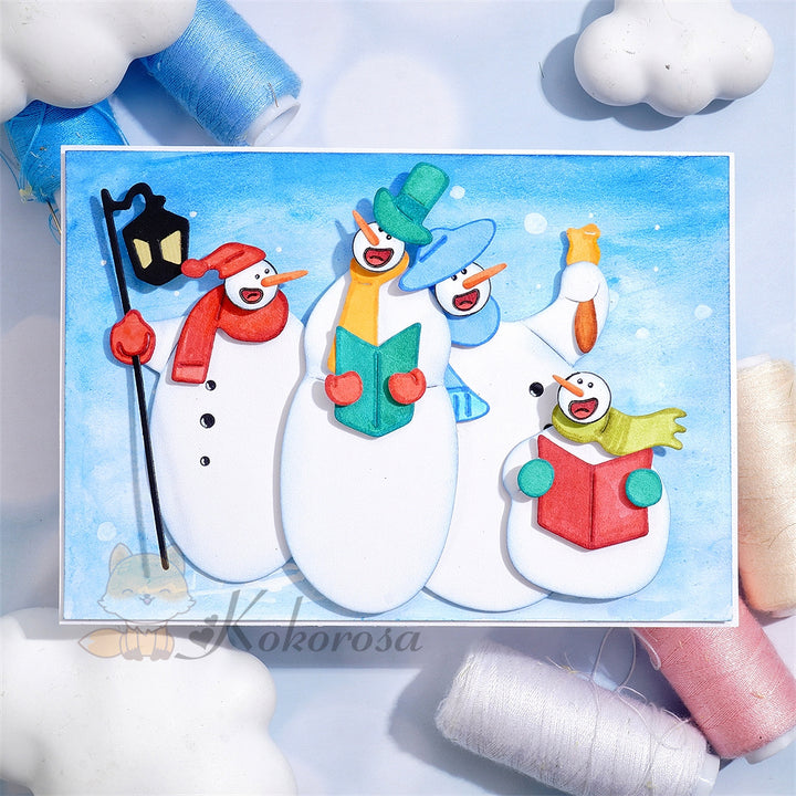 Kokorosa Metal Cutting Dies with Singing Snowman