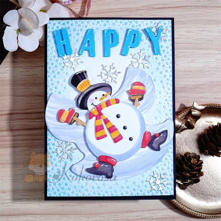 Kokorosa Metal Cutting Dies with Snowman