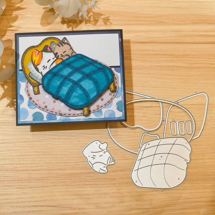 Kokorosa Metal Cutting Dies with Sleeping Cats