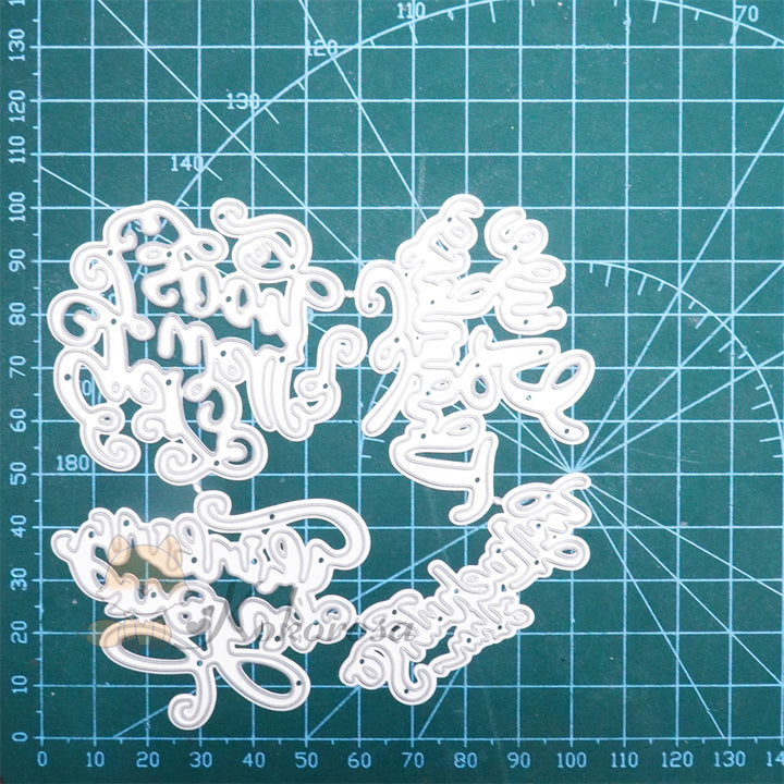 Kokorosa Metal Cutting Dies with 4 Sentence