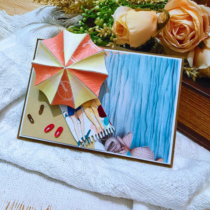 Kokorosa Metal Cutting Dies with Couples under Beach Umbrella