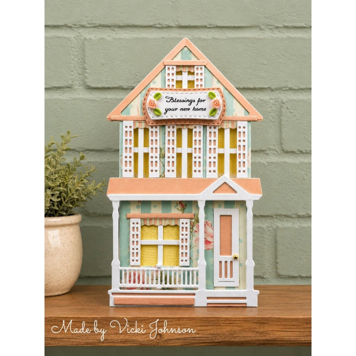 Kokorosa Three-story Modern House Metal Cutting Dies