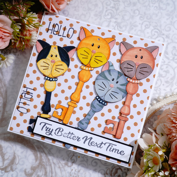 Kokorosa Metal Cutting Dies with Cat Head Key