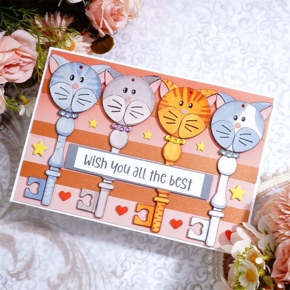 Kokorosa Metal Cutting Dies with Cat Head Key