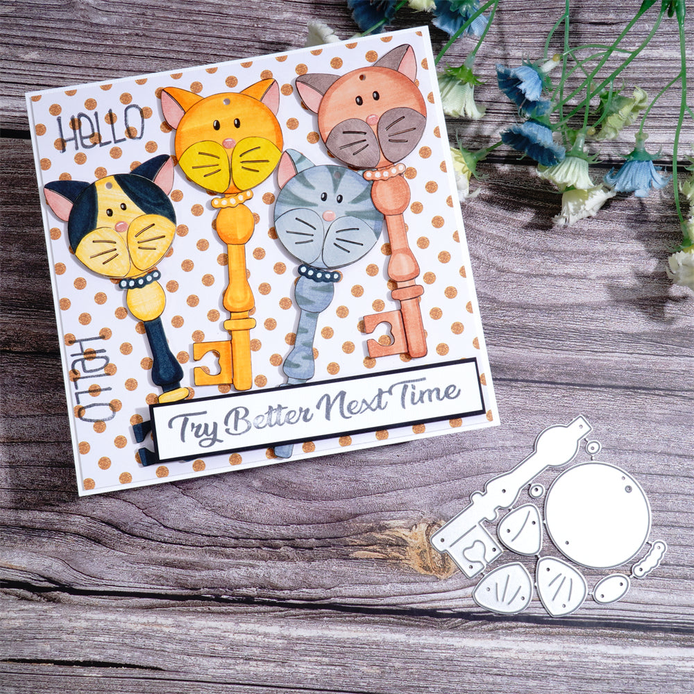 Kokorosa Metal Cutting Dies with Cat Head Key