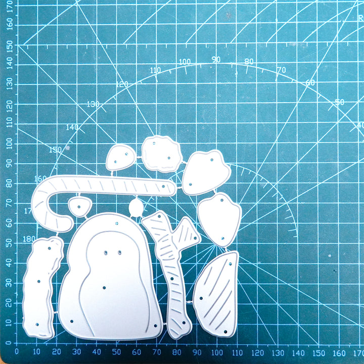 Kokorosa Metal Cutting Dies with Christmas Penguin