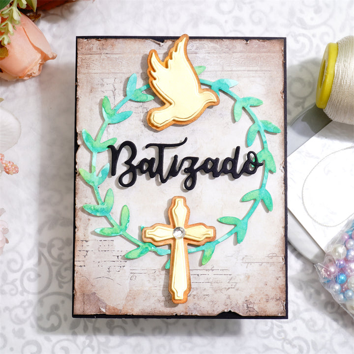 Kokorosa Metal Cutting Dies with Flower Leaf Baptism